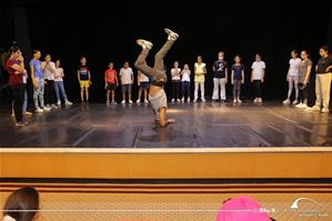 M. Ahmed Harissa, l’animateur de l’atelier "Hip Hop"