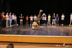 M. Ahmed Harissa, l’animateur de l’atelier "Hip Hop"