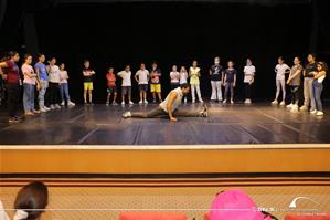 M. Ahmed Harissa, l’animateur de l’atelier "Hip Hop"