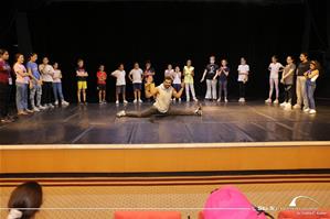 M. Ahmed Harissa, l’animateur de l’atelier "Hip Hop"