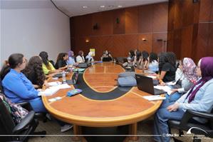 Les participants de l'atelier