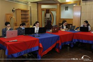 Les participants de l'atelier