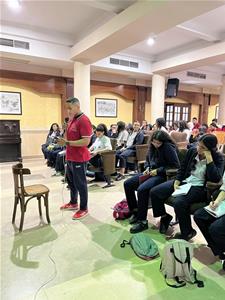 Les participants de la 2<sup>e</sup> journée à l’École Saint Vincent de Paul El Helmiah au Caire