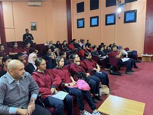 Les participants de la 3<sup>e</sup> journée à la Bibliothèque Publique Misr à Port-Saïd