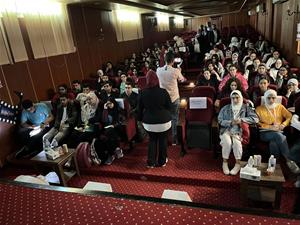 Les participants de la 4<sup>e</sup> journée à ’École Américaine Glory à Mansoura