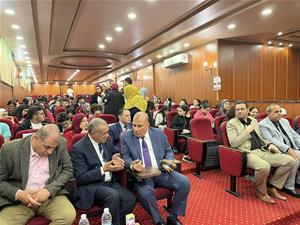 Les participants de la 4<sup>e</sup> journée à l'école Américaine Glory à Mansoura  