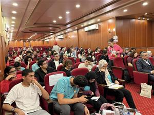 Les participants de la 4<sup>e</sup> journée à l'école Américaine Glory à Mansoura  