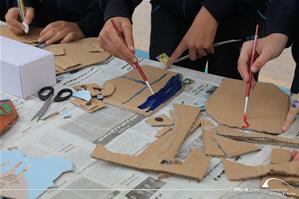  Les participants de l'atelier " Tonne moi le temps en image" à l'Institution Sainte Jeanne-Antide