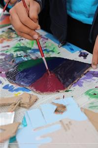  Les participants de l'atelier " Tonne moi le temps en image" à l'Institution Sainte Jeanne-Antide