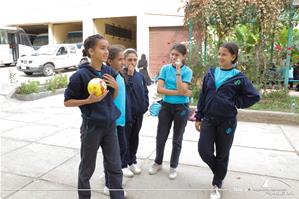   Les participants de l'atelier à l'Institution Sainte Jeanne-Antide