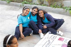  Les participants de l'atelier à l'Institution Sainte Jeanne-Antide