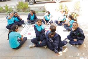  Les participants de l'atelier à l'Institution Sainte Jeanne-Antide