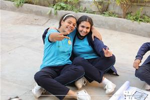  Les participants de l'atelier à l'Institution Sainte Jeanne-Antide