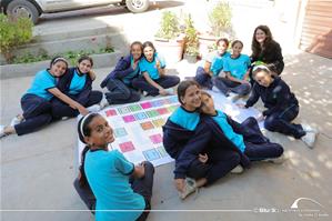  Les participants de l'atelier à l'Institution Sainte Jeanne-Antide