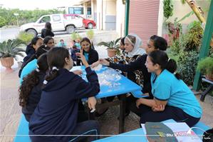 Les participants de l'atelier à l'Institution Sainte Jeanne-Antide