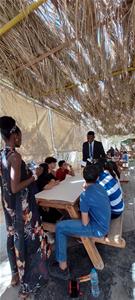 Atelier de jeux par les étudiants de l'université Senghor d'Alexandrie (Grp 2)