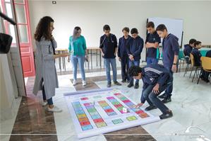 Marina Saleh, l'animatrice de l'atelier de l'Art oratoire au Collège Saint Marc