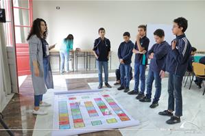 Marina Saleh, l'animatrice de l'atelier de l'Art oratoire au Collège Saint Marc