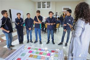 Les participants de l'atelier au collège Saint Marc