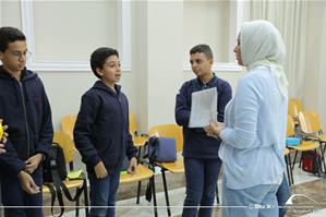 Les participants de l'atelier au collège Saint Marc