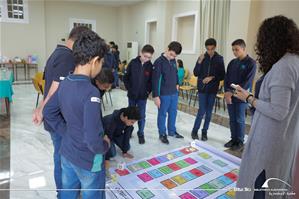 Les participants de l'atelier au collège Saint Marc