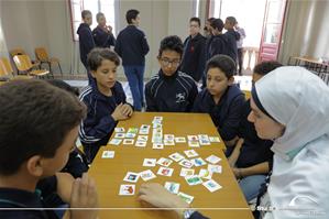 Les participants de l'atelier au collège Saint Marc