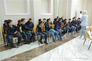 Les participants de l'atelier au collège Saint Marc