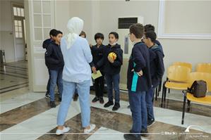 Les participants de l'atelier au collège Saint Marc