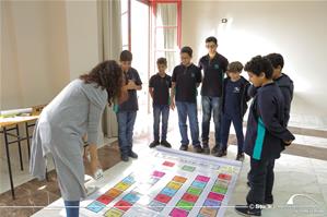 Les participants de l'atelier au collège Saint Marc