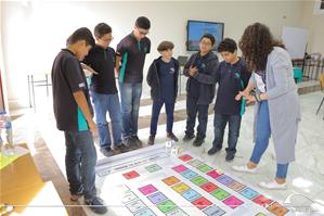 Les participants de l'atelier au collège Saint Marc