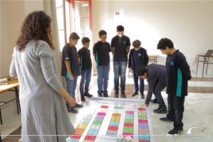 Les participants de l'atelier au collège Saint Marc