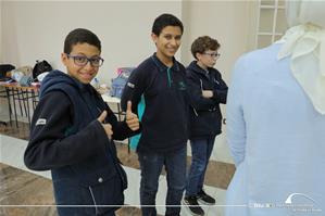 Les participants de l'atelier au collège Saint Marc