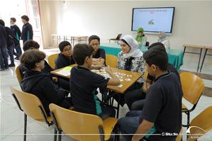 Les participants de l'atelier au collège Saint Marc