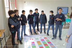 Les participants de l'atelier au collège Saint Marc