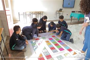 Les participants de l'atelier au collège Saint Marc