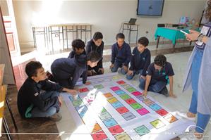 Les participants de l'atelier au collège Saint Marc