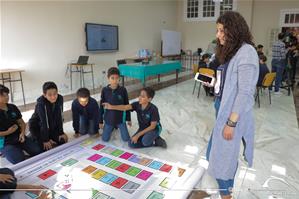 Les participants de l'atelier au collège Saint Marc