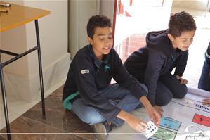 Les participants de l'atelier au collège Saint Marc