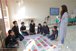 Les participants de l'atelier au collège Saint Marc