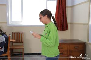 Les participants de l'atelier à l'école Girard