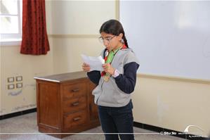 Les participants de l'atelier à l'école Girard