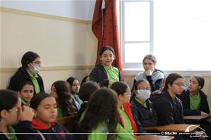 Les participants de l'atelier à l'école Girard