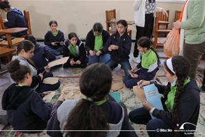 Les participants de l'atelier à l'école Girard