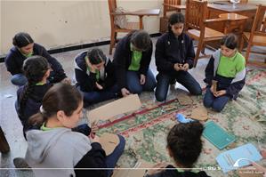 Les participants de l'atelier à l'école Girard