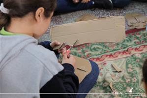 Les participants de l'atelier à l'école Girard