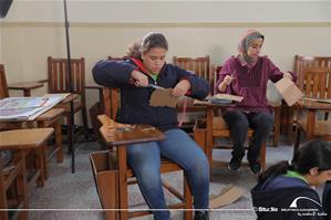 Les participants de l'atelier à l'école Girard