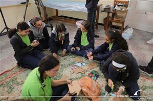 Les participants de l'atelier à l'école Girard