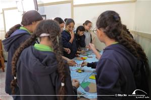 Les participants de l'atelier à l'école Girard