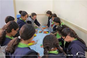 Les participants de l'atelier à l'école Girard