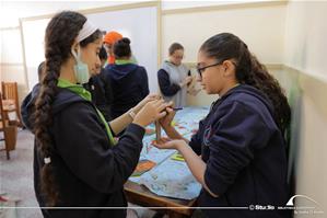 Les participants de l'atelier à l'école Girard